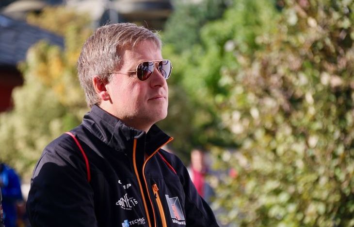 Il sindaco di Aosta, Fulvio Centoz, alla MezzAosta 2017