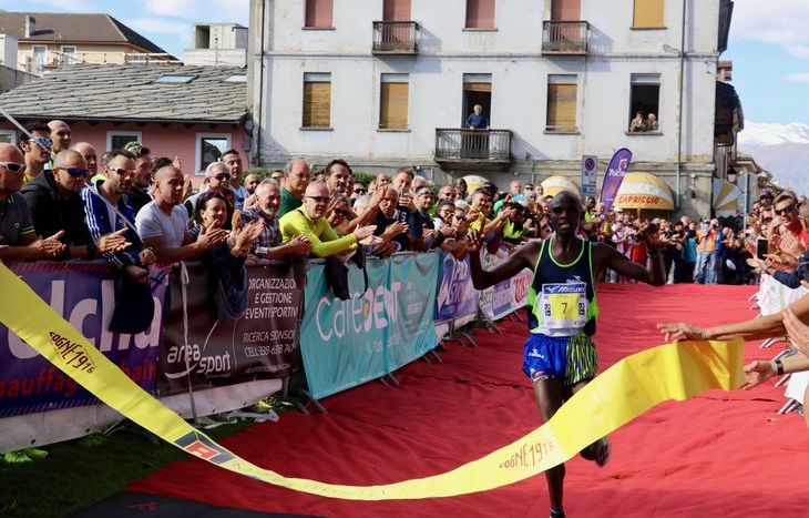 Gideon Kiplagat Kurgat vincitore della MezzAosta 2017