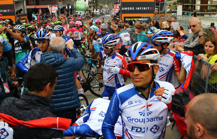 Il Giro d'Italia a Cervinia