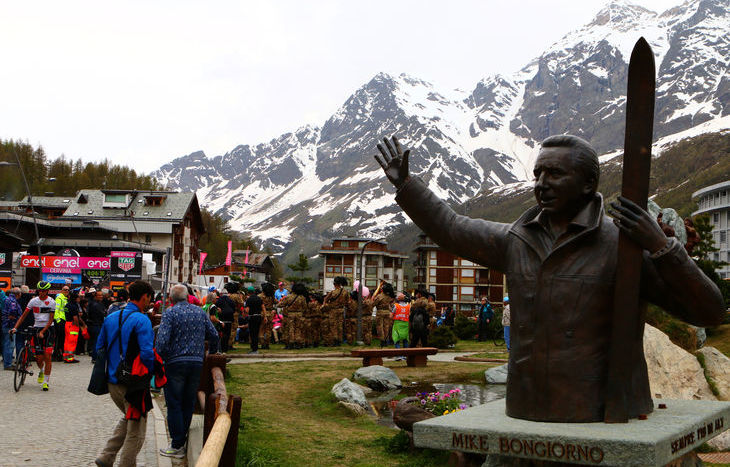 Il Giro d'Italia a Cervinia