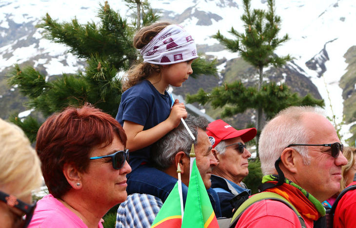 Il Giro d'Italia a Cervinia